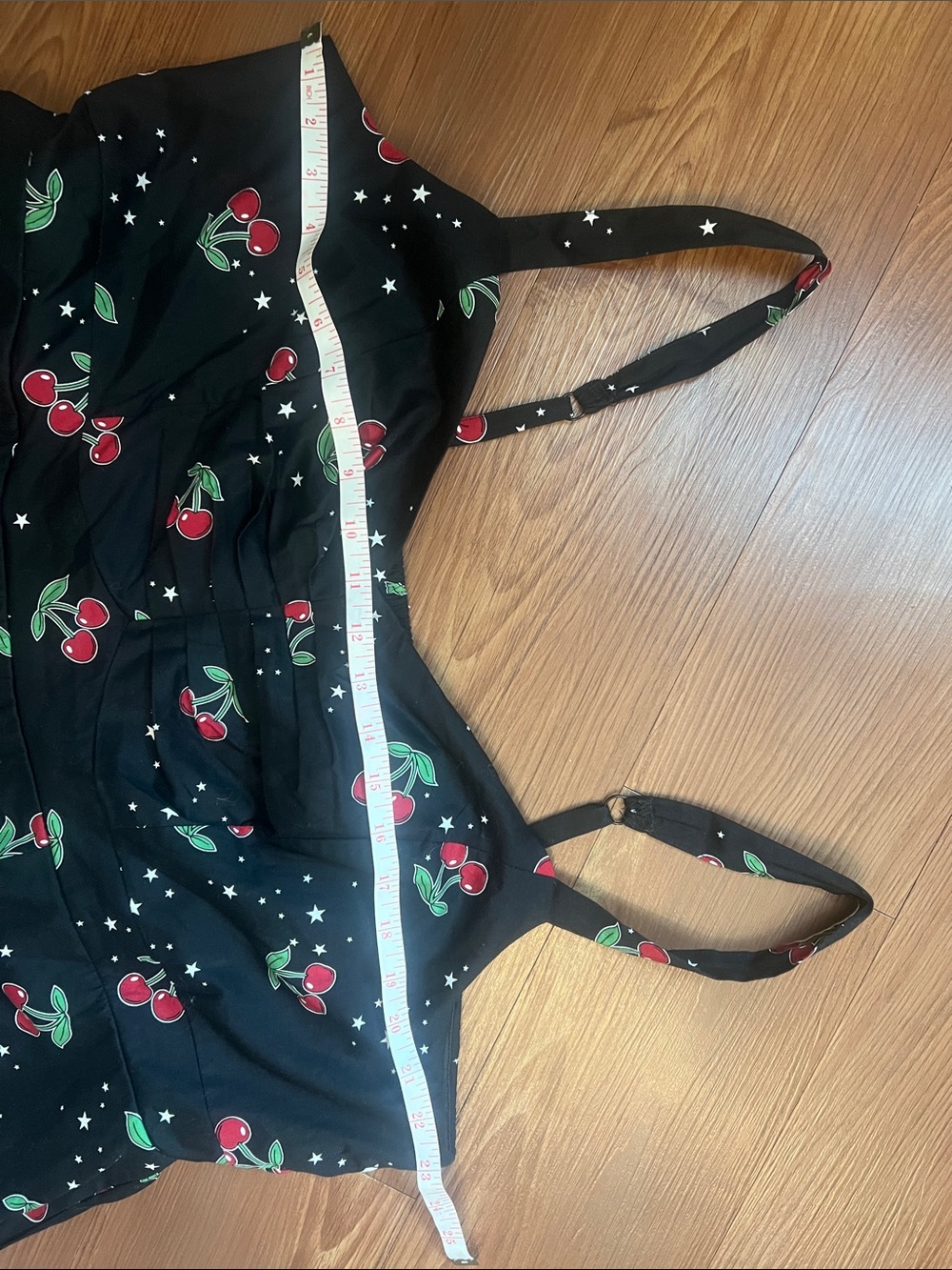 torrid Black Cherry-Print Midi Dress - Picture 5 of 14